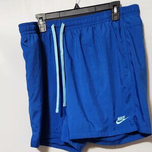 Nike Sportswear Men’s Woven Flow Lined Shorts Standard Fit Blue Size XXL